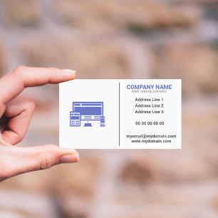 Webmaster & Web Developer Business Card 