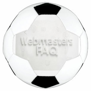 Webmasters FAQ Soccer Ball
