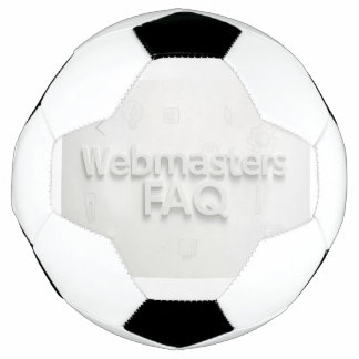 Webmasters FAQ Soccer Ball