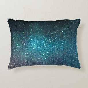 website banner background of glitter vintage light accent pillow