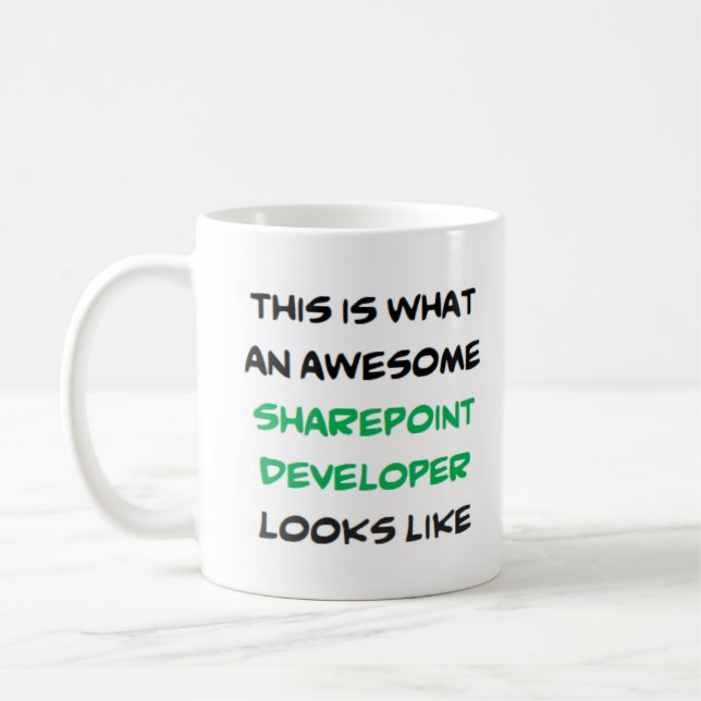 website developer, awesome coffee mug (Left)