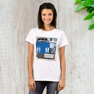 Website Layout Womens T-Shirt