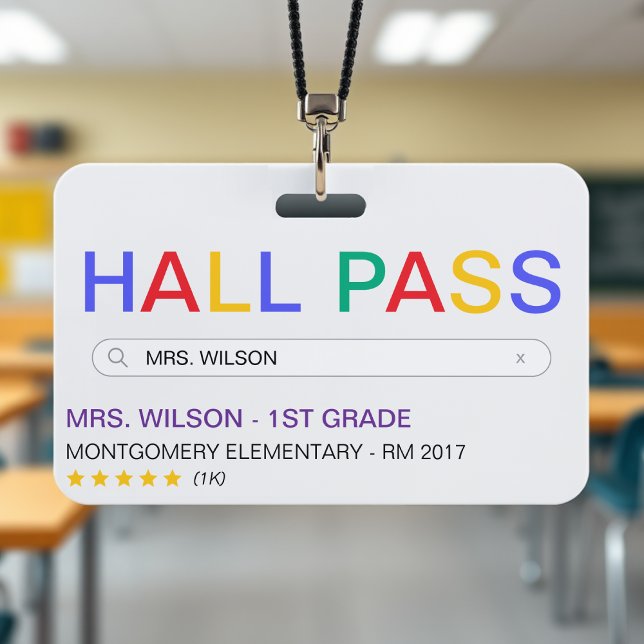 Website Search Result School Hall Pass Badge (Website Search Result School Hall Pass Badge
)