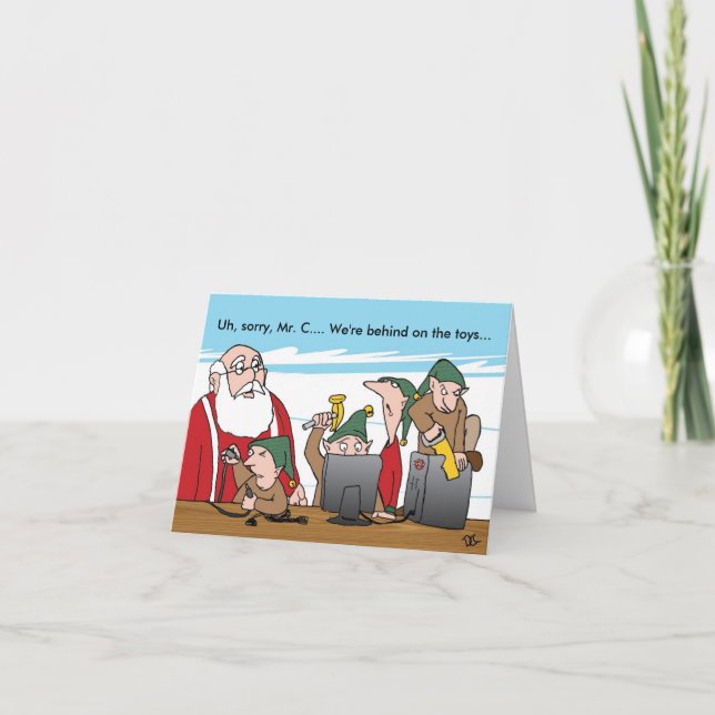 Website trouble holiday card (Front)