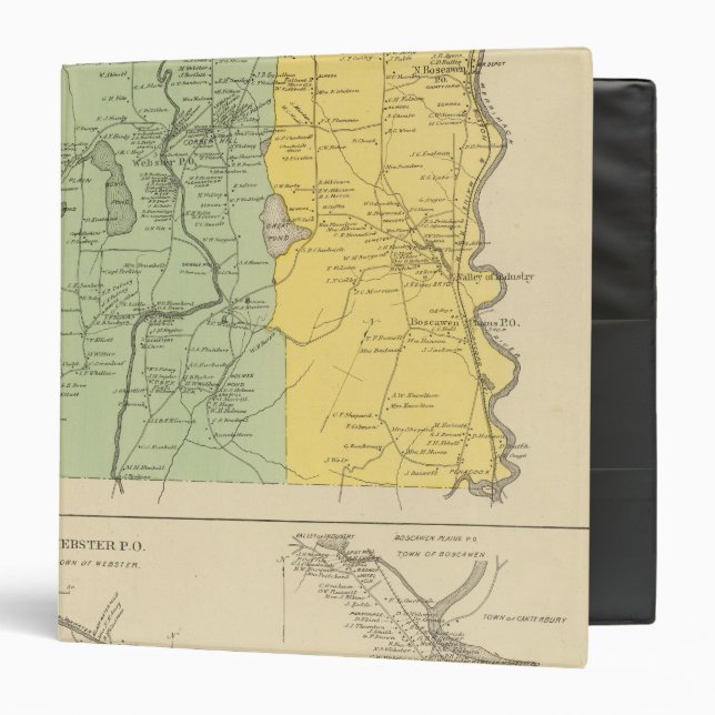 Webster, Boscawen Binder (Front/Inside)