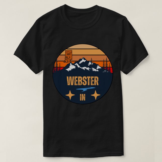 Webster, Indiana T-Shirt (Design Front)