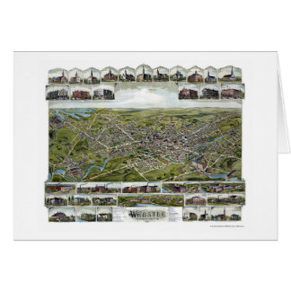 Webster, MA Panoramic Map - 1892