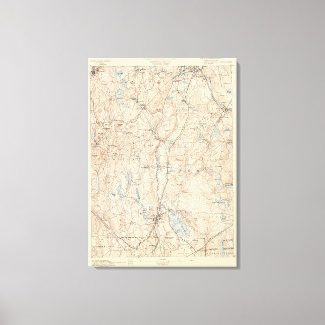 Webster, Massachusetts Canvas Print (Front)
