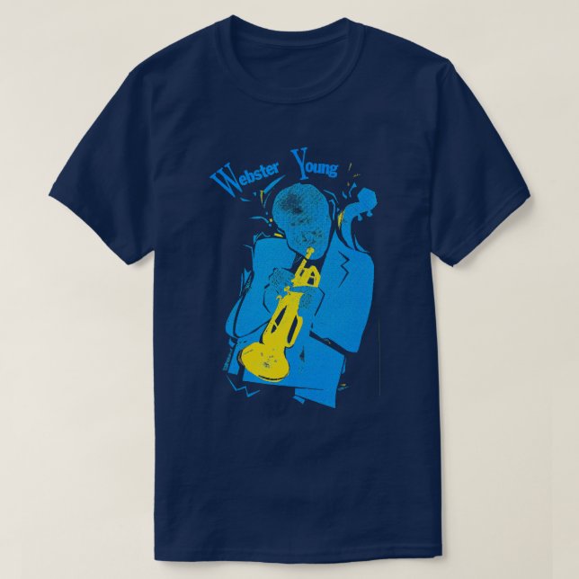 Webster Young Jazz Music Legend T-Shirt (Design Front)