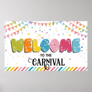 Wecome to the carnival  Banner Poster