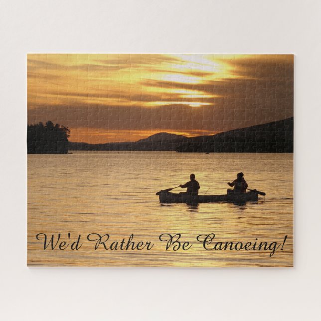 We'd Rather be Canoeing! Jigsaw Puzzle (Horizontal)