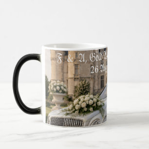 Wedding 50th Anniversary Couple Photo Kiss Magic Mug