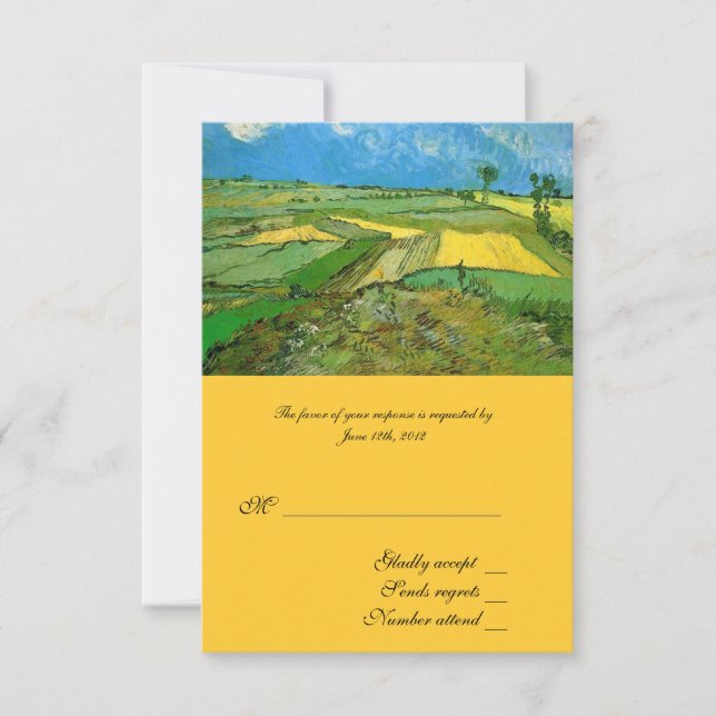 wedding acceptance card (Front)