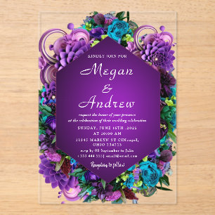 WEDDING Acrylic Invitations
