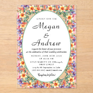 WEDDING Acrylic Invitations
