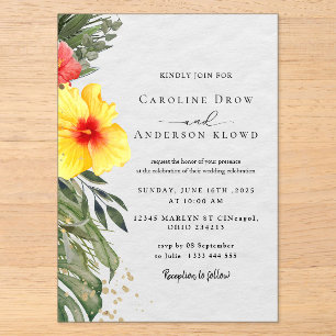 WEDDING Acrylic Invitations