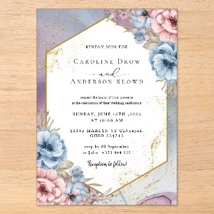 WEDDING Acrylic Invitations