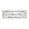 Wedding Address Silver Glitter Lights