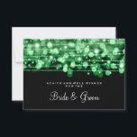 Wedding Advice Card Party Sparkles Green<br><div class="desc">Elegant bridal shower / wedding shower " Wedding Advice Card " for the bride and groom with glamourous Party Sparkles Green and custom text. Impress your family and friends with this stylish and modern design. Fully customizable! Easy to use and easy to personalize. Order Today!</div>