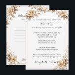 Wedding Advice Good Wishes Sugar Candy Roses Card<br><div class="desc">Pretty wedding cards for your guests to add their advice and well wishes. What a cute way to remember your special day. Lovely sugar candy flowers in creamy ivory with a touch of peach fuzz.</div>