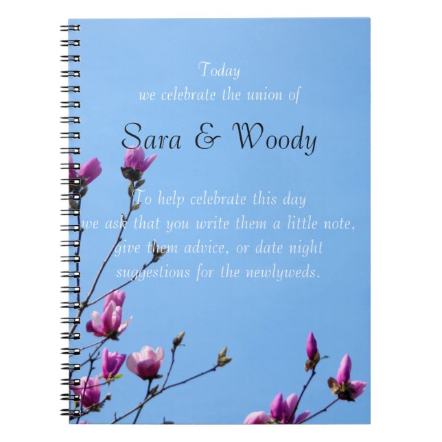 Wedding Advice Notebook (Front)