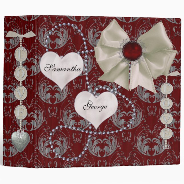 Wedding Album Avery Binder (Front/Spine)