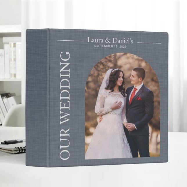 Wedding Albums Beige Linen Texture Photos Binder (Creator Uploaded)