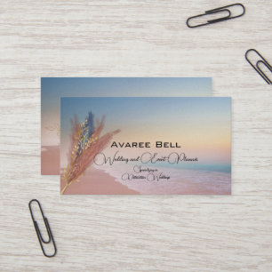 Wedding and Event Planner Business Card