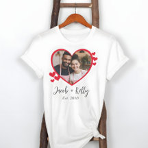Wedding and Valentine Couple's Heart Shaped Photo