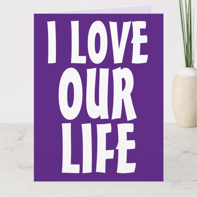 WEDDING ANNIVERARY LOVE CARDS FOR HIM OR HER (Front)
