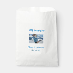 Wedding Anniversary add name year image text coule Favour Bag