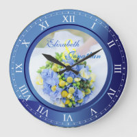 Wedding Anniversary Blue Sapphire Roman Numerals