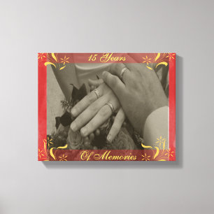 Wedding Anniversary Canvas Print
