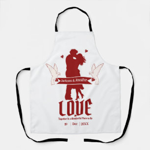 Wedding Anniversary Customizable  Apron
