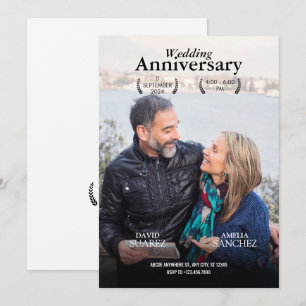 Wedding Anniversary film movie poster photo Invitation