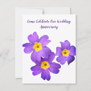 Wedding Anniversary Invitations