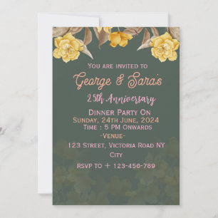 Wedding Anniversary Invitations 