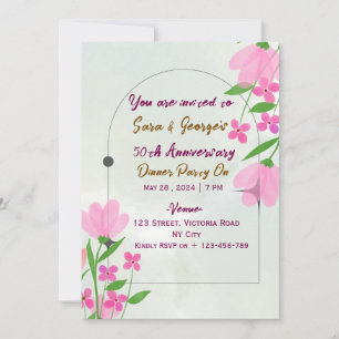 Wedding Anniversary Invitations 