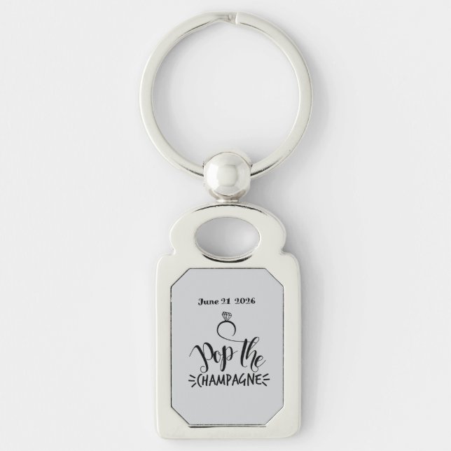 Wedding/Anniversary Key Chain (Front)