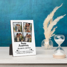 Wedding Anniversary Love 4 Photo Collage Couple