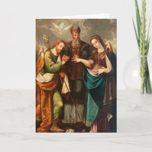 WEDDING ANNIVERSARY MARY JOSEPH ENGAGEMENT CARD