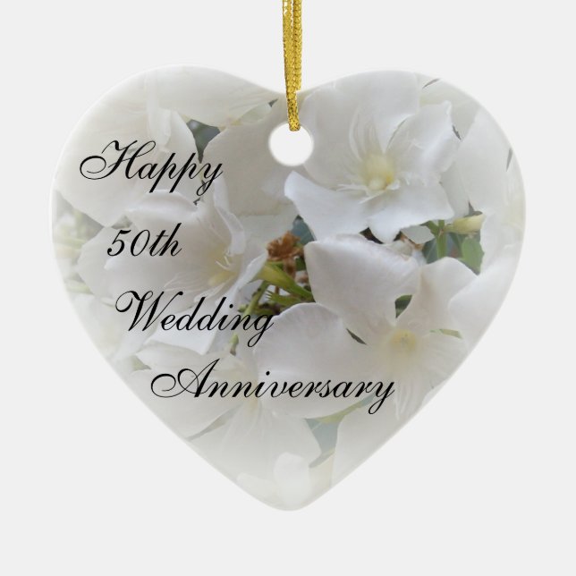 Wedding Anniversary Ornament (Front)