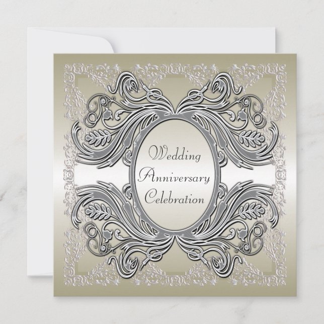 Wedding Anniversary Party Invitation (Front)