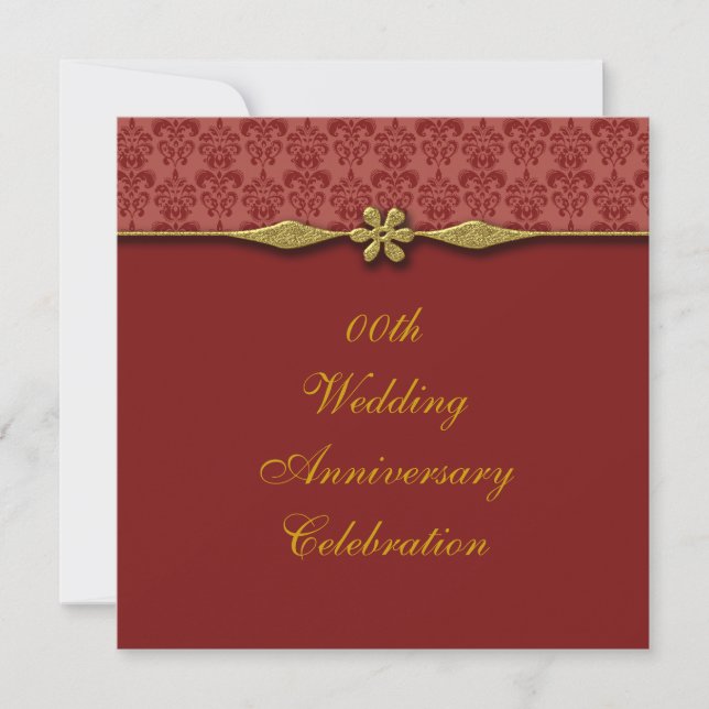 Wedding Anniversary Party Invitation (Front)