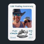 Wedding Anniversary PHOTO Cruise PERSONALIZE Magnet<br><div class="desc">Wedding Anniversary Photo Cruise PERSONALIZE Magnet. This DOOR MARKER PHOTO CRUISE MAGNET, Is created for those who are preparing for that special ANNIVERSARY CRUISE, Simple but Elegant Photo Keepsake of your anniversary cruise. Made as a TEMPLATE, To allow you to make it your own! In the Limited space Provided, change...</div>
