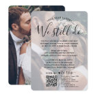 Wedding Anniversary QR Code RSVP We Still Do Photo