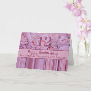 Wedding Anniversary roses fully customizable Card