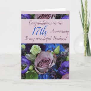 Wedding Anniversary roses fully customizable Card