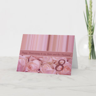 Wedding Anniversary roses fully customizable Card
