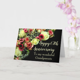 Wedding Anniversary roses fully customizable Card